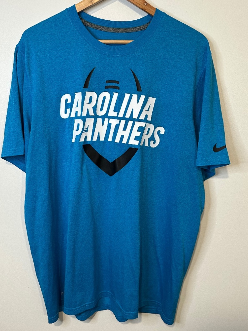 Nike Carolina Panthers Blue T Shirt XL